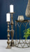 Kynttilänjalka Block kullanruskea kaksi kokoa-Kynttilänjalat ja lyhdyt-A Lot Decoration-Lahja ja sisustus Pussukka