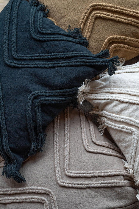 Tyynynpäällinen Rope kaksi väriä-Tyynynpäälliset-Fondaco-Lahja ja sisustus Pussukka